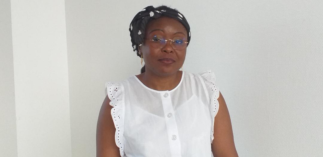 Bertille Estelle Emie Yinda, présidente de l'association  ACSA - 14 mai 2022 à Ivry/Seine@AAFC